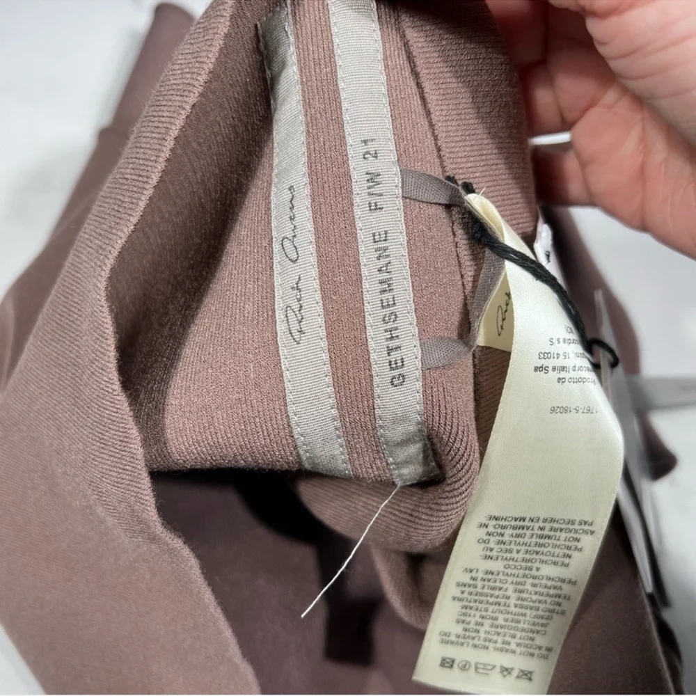 Rick Owens Rent Maxi Bodycon Skirt in Dust - Picture 11 of 14